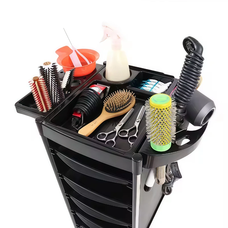 

Cosmetologist Makeup Beauty Salon Trolley Cart Salon Removable Storage Trolley Bancada Para Barbeiro Commercial Furniture