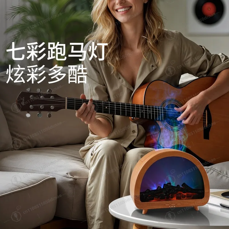 

Флагманский аромадиффузор Flame – супермощное распыление, эффект камина и автоматическое распространение аромата для дома/офиса, бестселлер среди увлажнителей