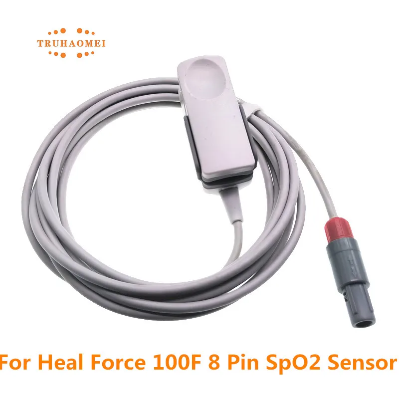 5 Pin SpO2 Sensor For Heal Force 100F Pulse Oximeter Adult Child Neonate Patients SAO2 Probe