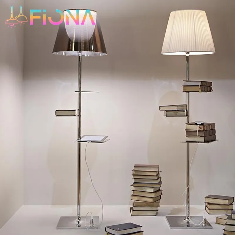 ktribe lampada de assoalho com prateleira design replica italiana criativo acrilico olho luzes de protecao colorido quarto standing luz 01