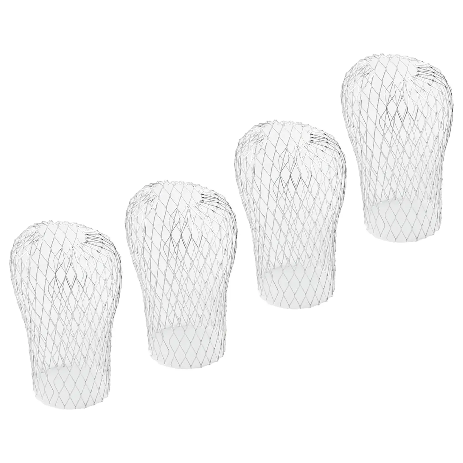 Metal Mesh Gutter Leaf Debris and Mud Trap Guards Set of 4 for Drain Pipe Covers Suitable for Most Downpipe Openings