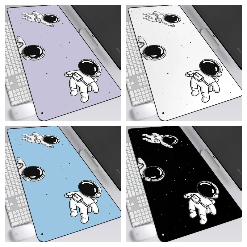 Astronaut Space Mouse Pad Large Computer Office Game Table Mats New Rubber Anti-slip Gaming Keyboard Mousepad Long Desk Pads