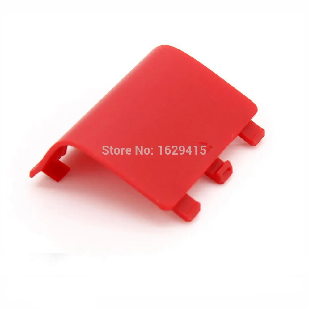 Ivyueen capa para substituição de plástico, 2 peças, tampa traseira, capa protetora para controle de xbox one x s, preto, azul, vermelho e branco