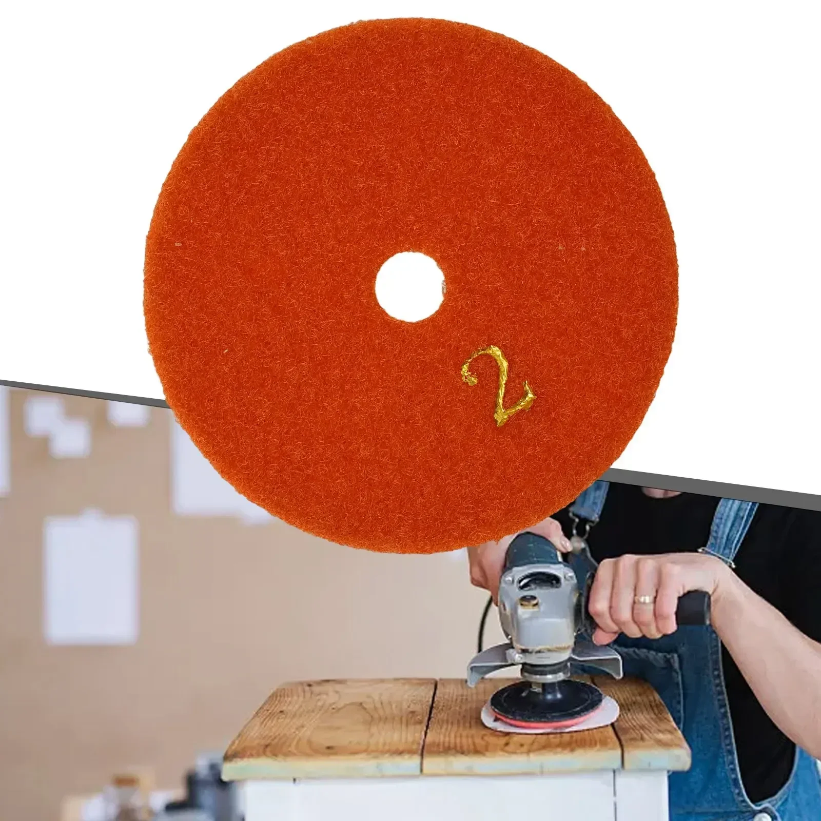 Grit 50-3000 Dry Polishing Pads Set  Diamond Polishing Pad 80x80x5mm For Marble Quartzite Glass Stone Polishing Inner 12mm