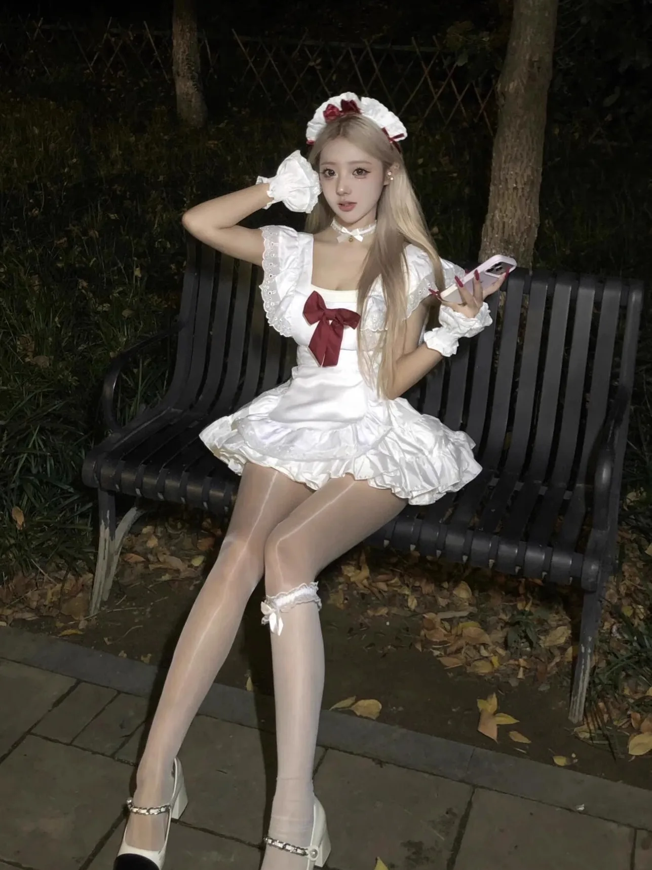 Cisas loween Aosphere Pure Desire orm Fem Maid Apron Sexy Hot Girl Maid Apron Cosplay Costume Women's Dr