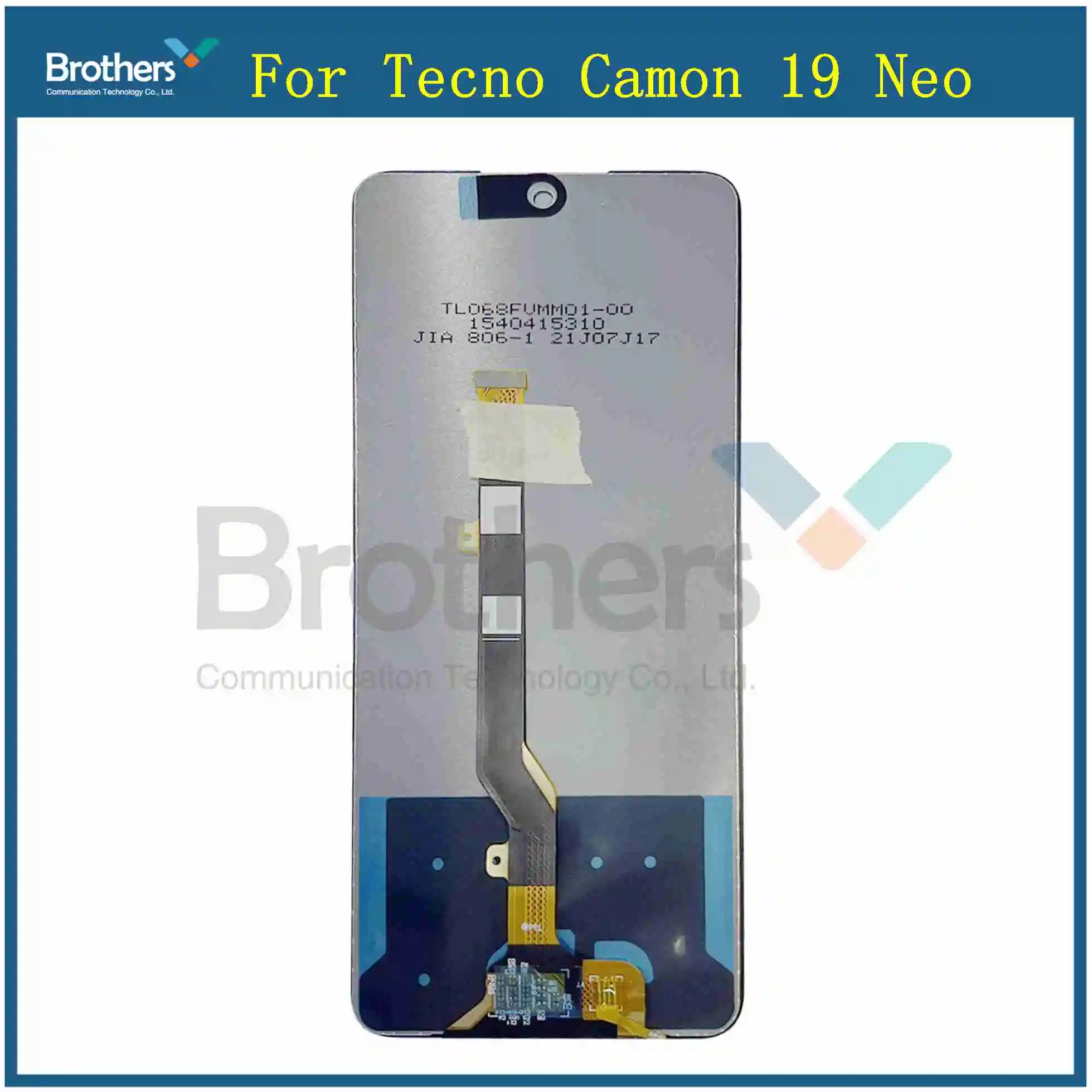 For Tecno Camon 19 Neo CH6i LCD Display Touch Screen Digitizer Assembly For Camon19 19Neo Camon19Neo Replacement