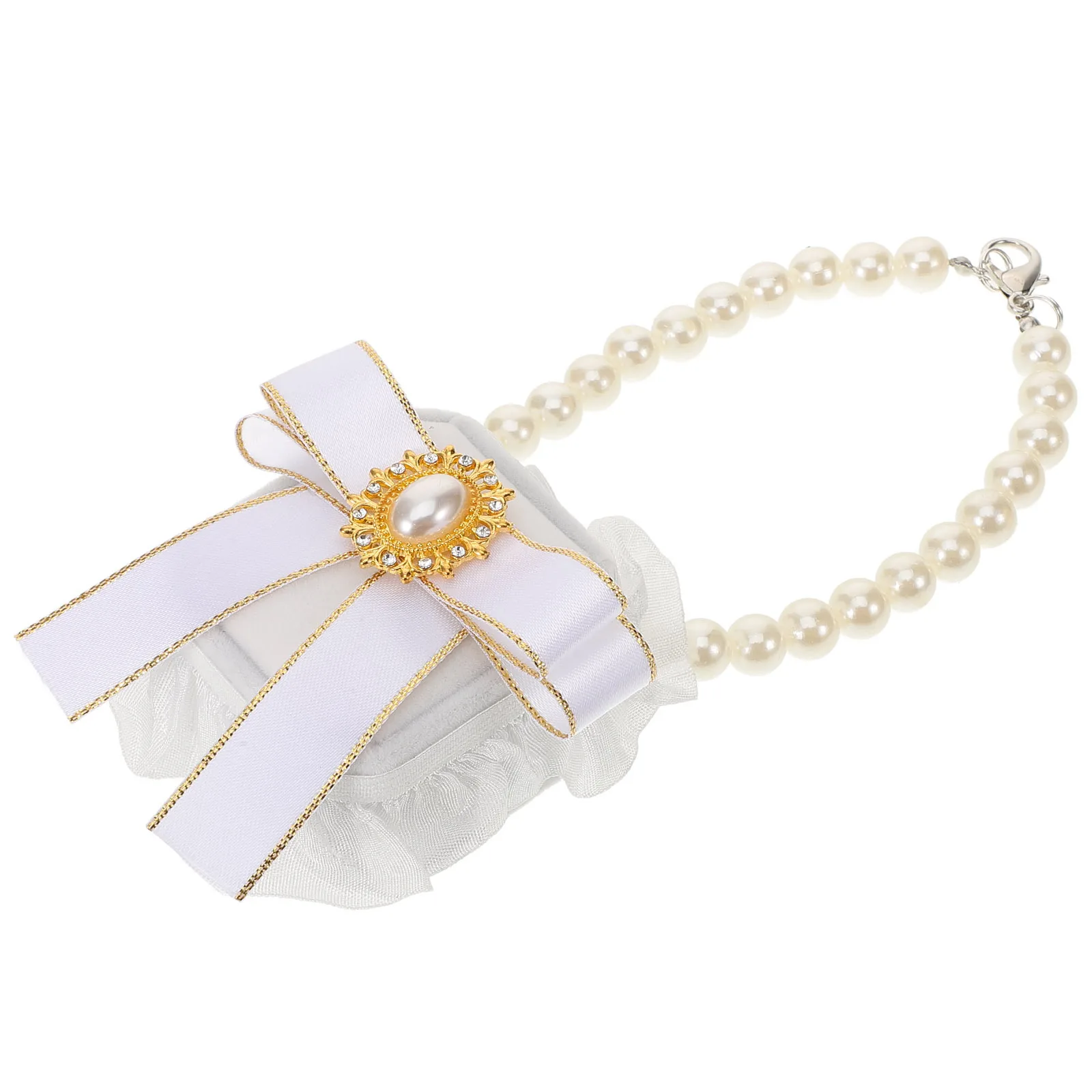 

Pet Dog Wedding Ring Box Elegant Ring Holder Soft Container for Proposal Engagement and Special Events