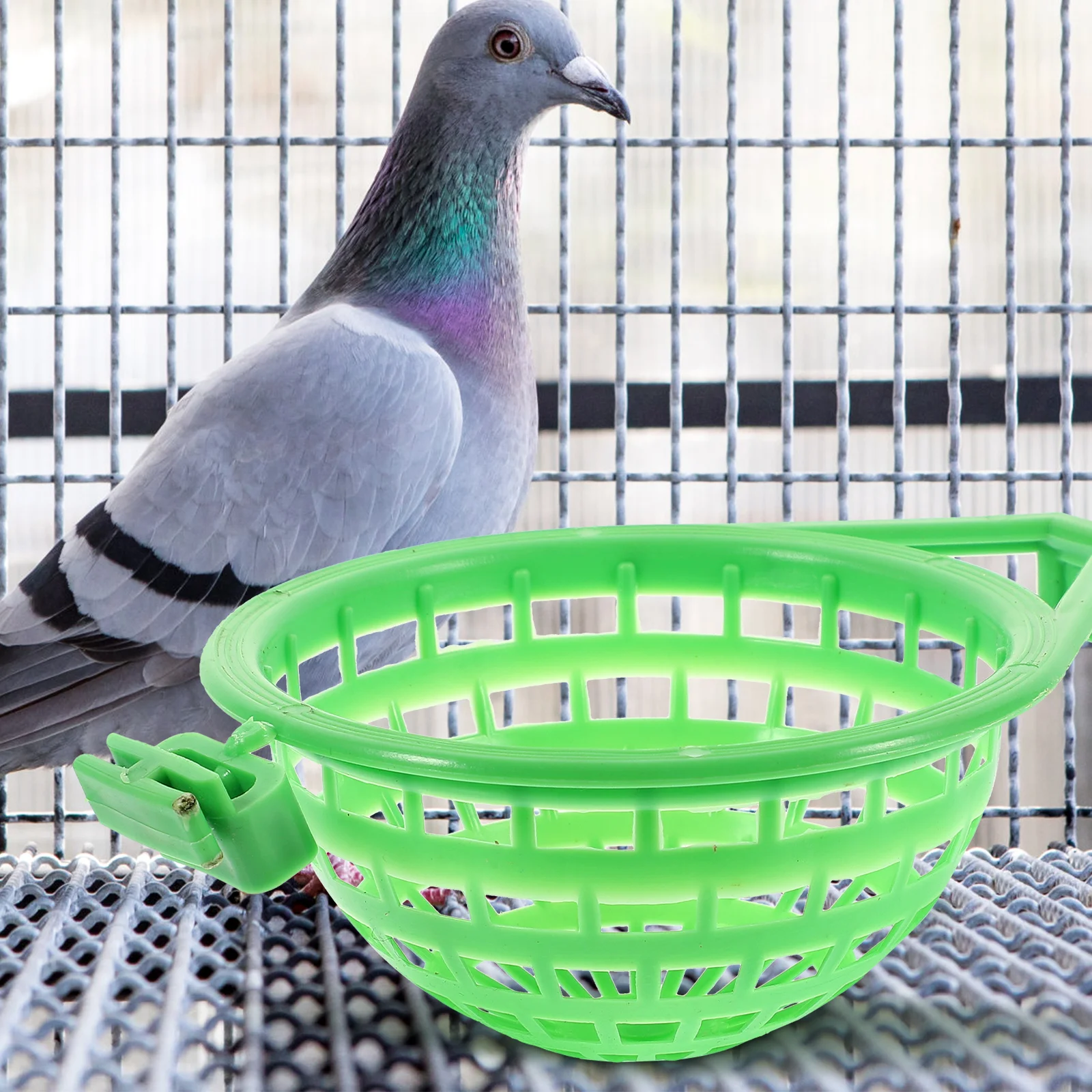 

2Pcs Multi-Purpose Bird Nest Basin Great Workmanship Easy to Remove Suitable for Parrots and Pigeons Bird Nest Basin