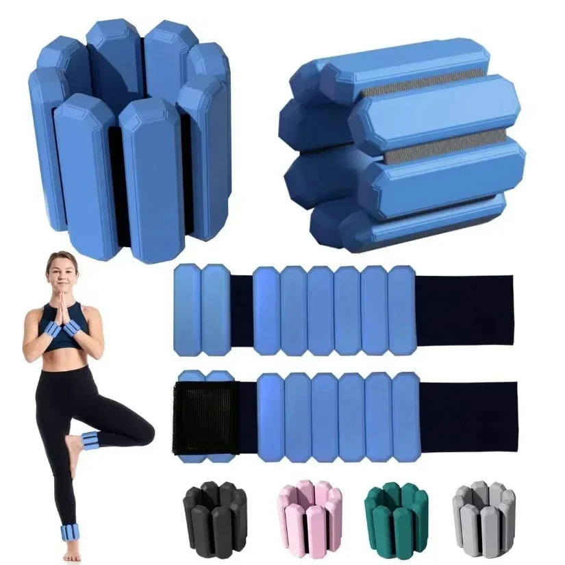 

Wrist & Ankle Weights for Women Men Adjustable Arm & Leg Weights Wearable Weighted Bracelet for Yoga Running Cardio Gym Workouts