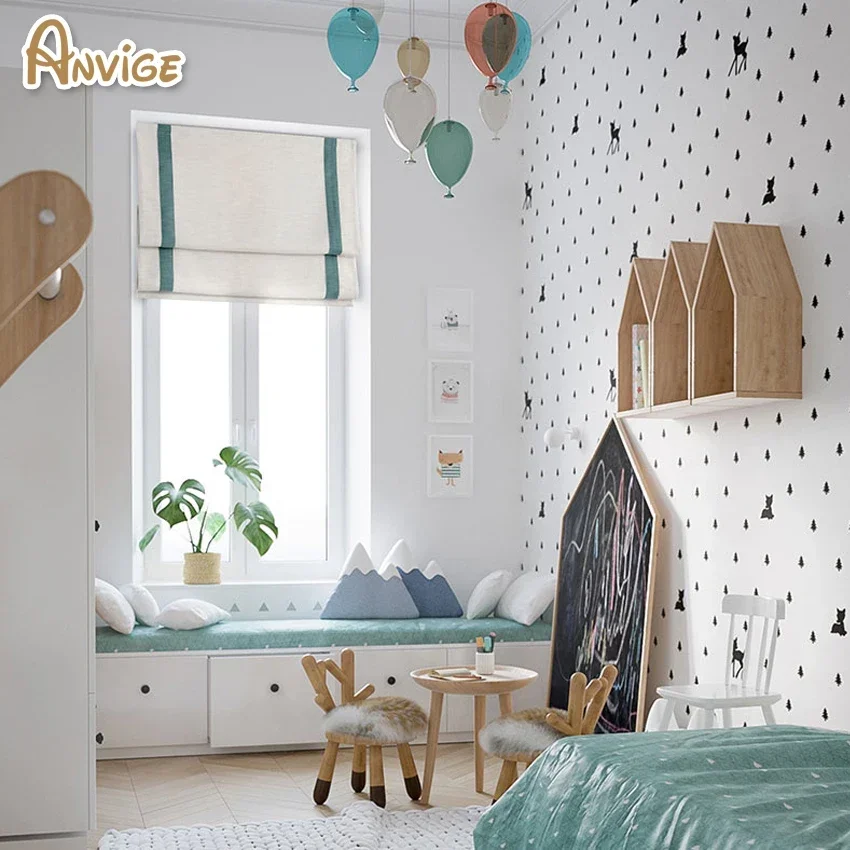 Modern Cotton Fabric Roman Shades ,Easy Install Washable Curtains ,Customized Window Curtain Drape Window Shade