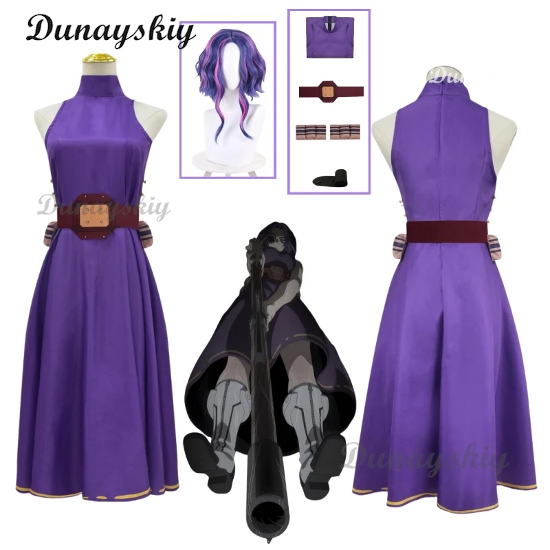 Kostum Cosplay wanita Cosplay Lady Nagant Wig Cosplay pahlawan saya Anime Cosplay Academia Halloween penyamaran Kaina tsu201ai Roleplay pakaian Fantasia