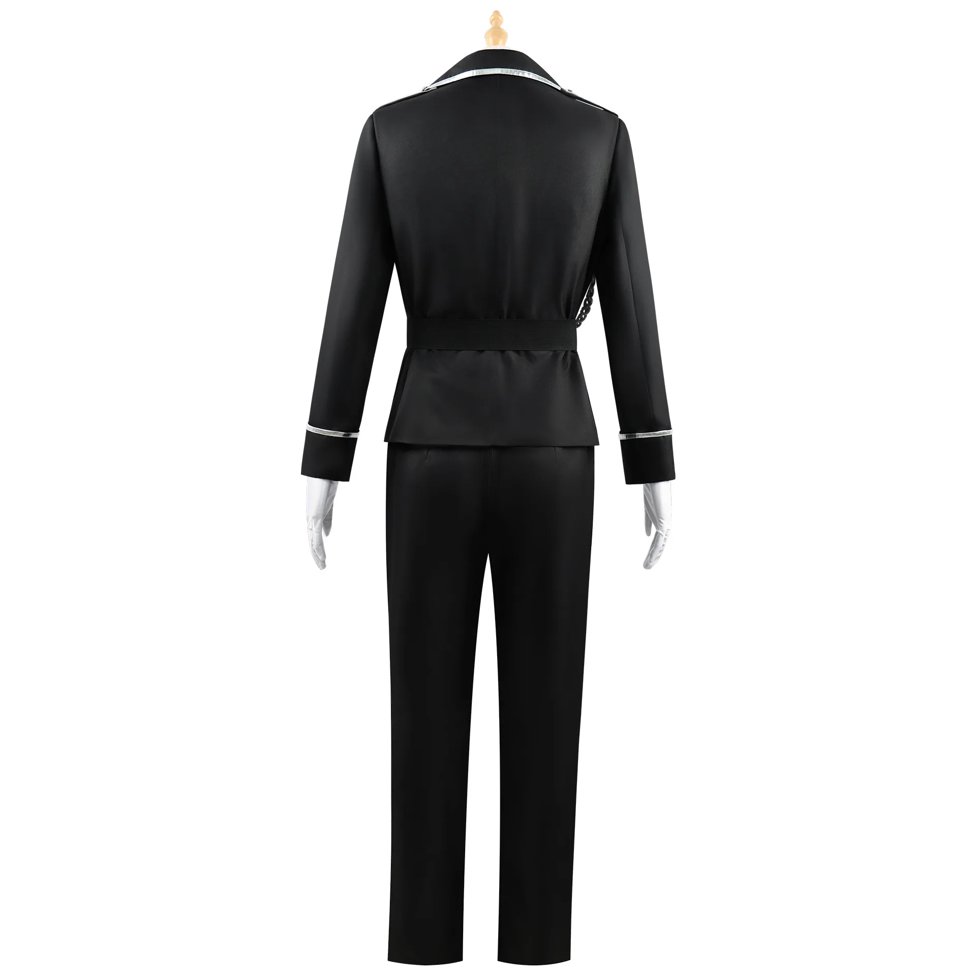 Anime dulce castigo Watashi Wa Kanshu Senyou guardia de mascotas uniforme sombrero látigo púrpura pelo corto traje de Anime