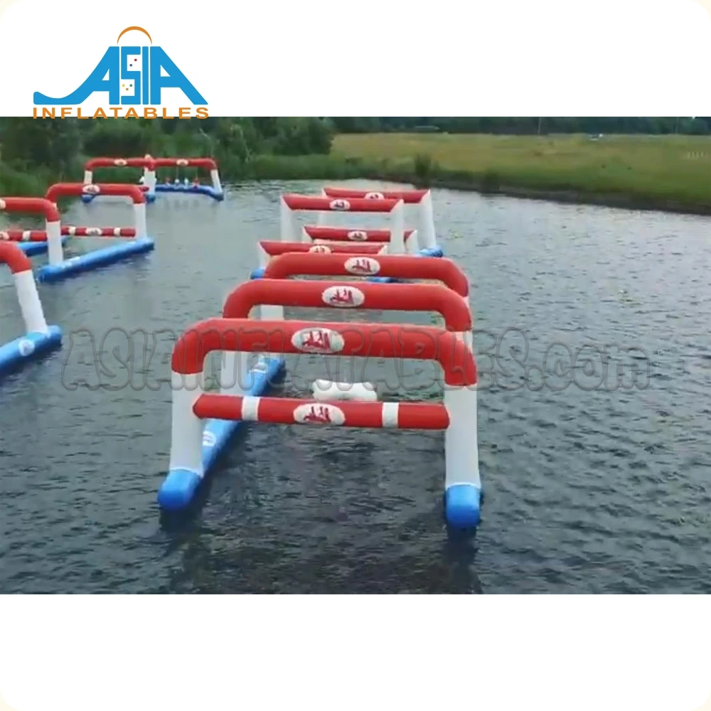 Obsta inflable de SUP cruzada inflable para deportes acuáticos, obstáculo flotante, obstáculo inflable SUP