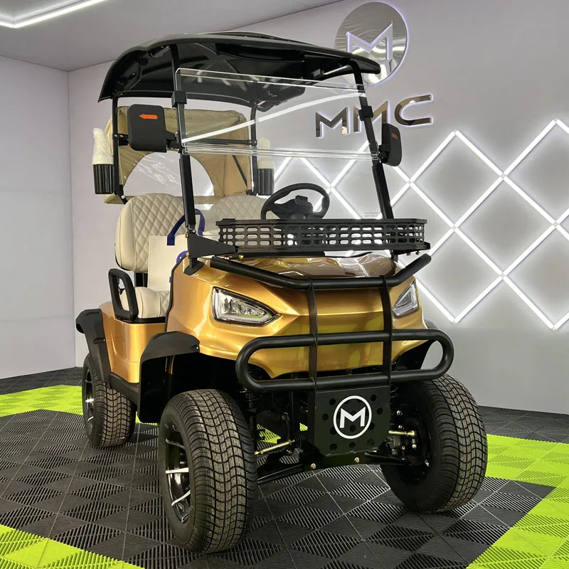 Export Quality New 48 Volt Ultra-long Lithium Battery Life Golf Car 2/4/6/8 Seats Off Road Golf Cart