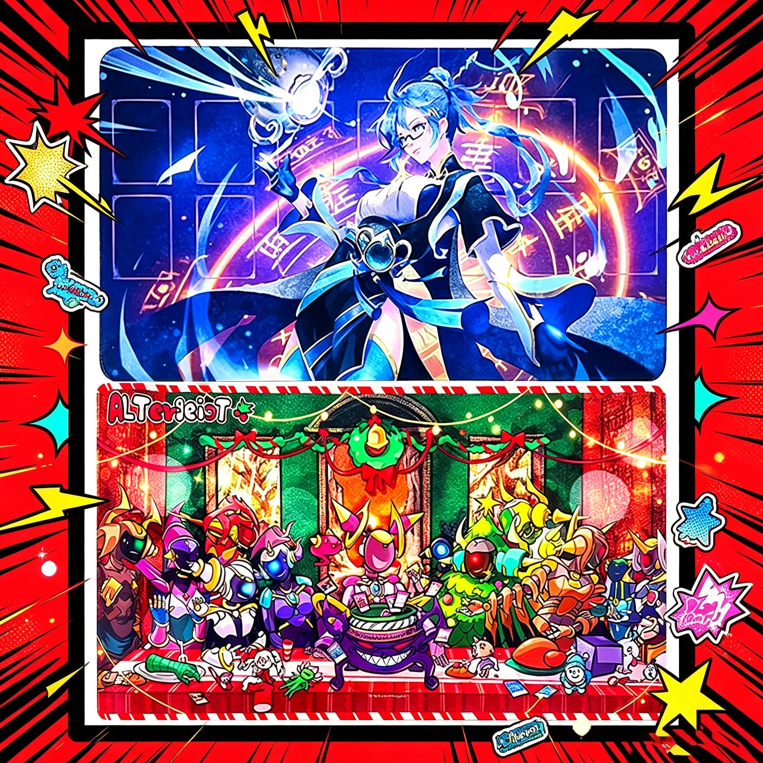 Board Game Gi - 600X350X2Mm Diy Yu-Gi-Oh! Altergeist Card Battle