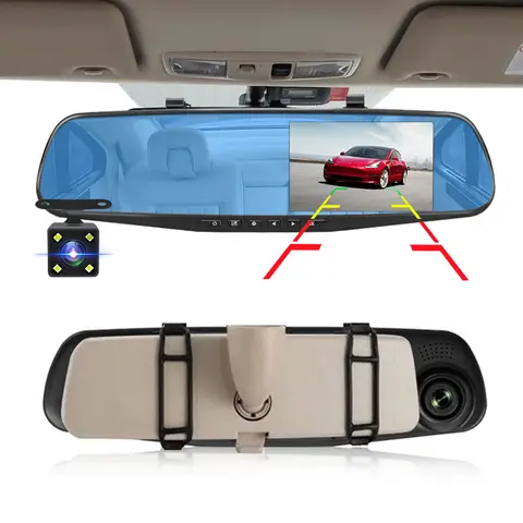 10 best sales rearview mirror dual channel recorder - №8