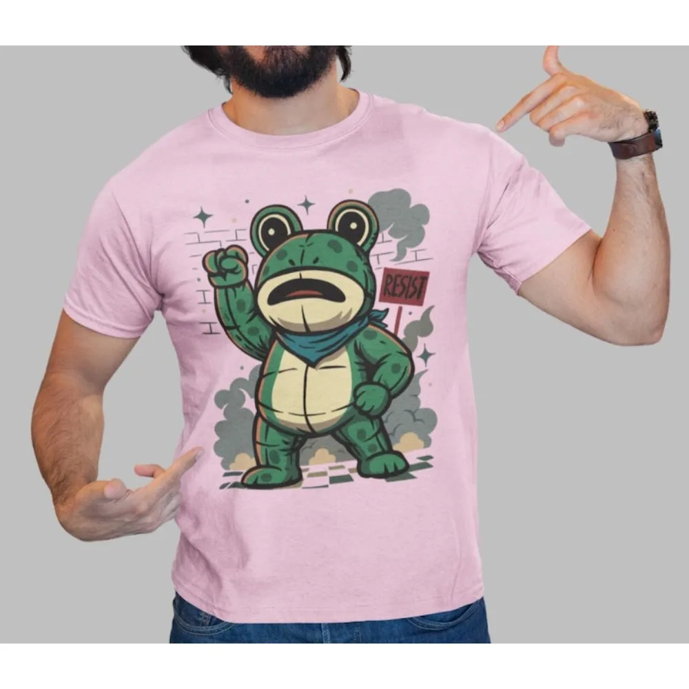 Portland Freedom Frog Tshirt Resistance Protest Shirt Pro Immigration T-shirt Portland Frog Activist Tee Men Women Cotton Tops