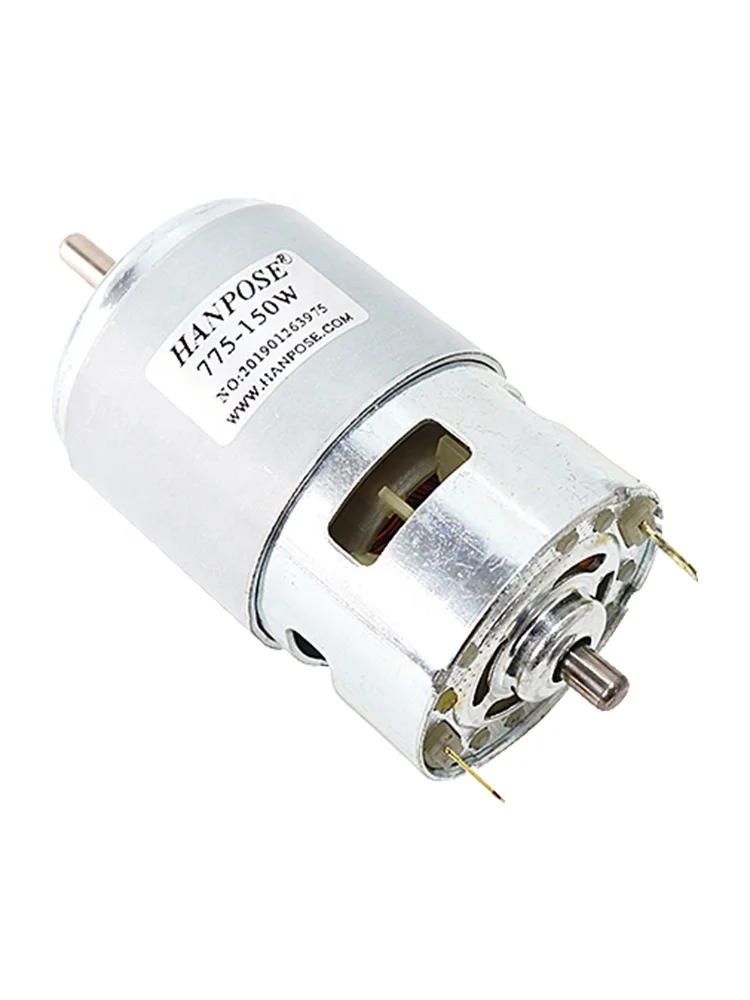 HLTNC Durable 775 795 895 Spindle Motor3000-12000 RPM Brush Linear Servo Motor 775 150W Lawn Mower Motor CNC
