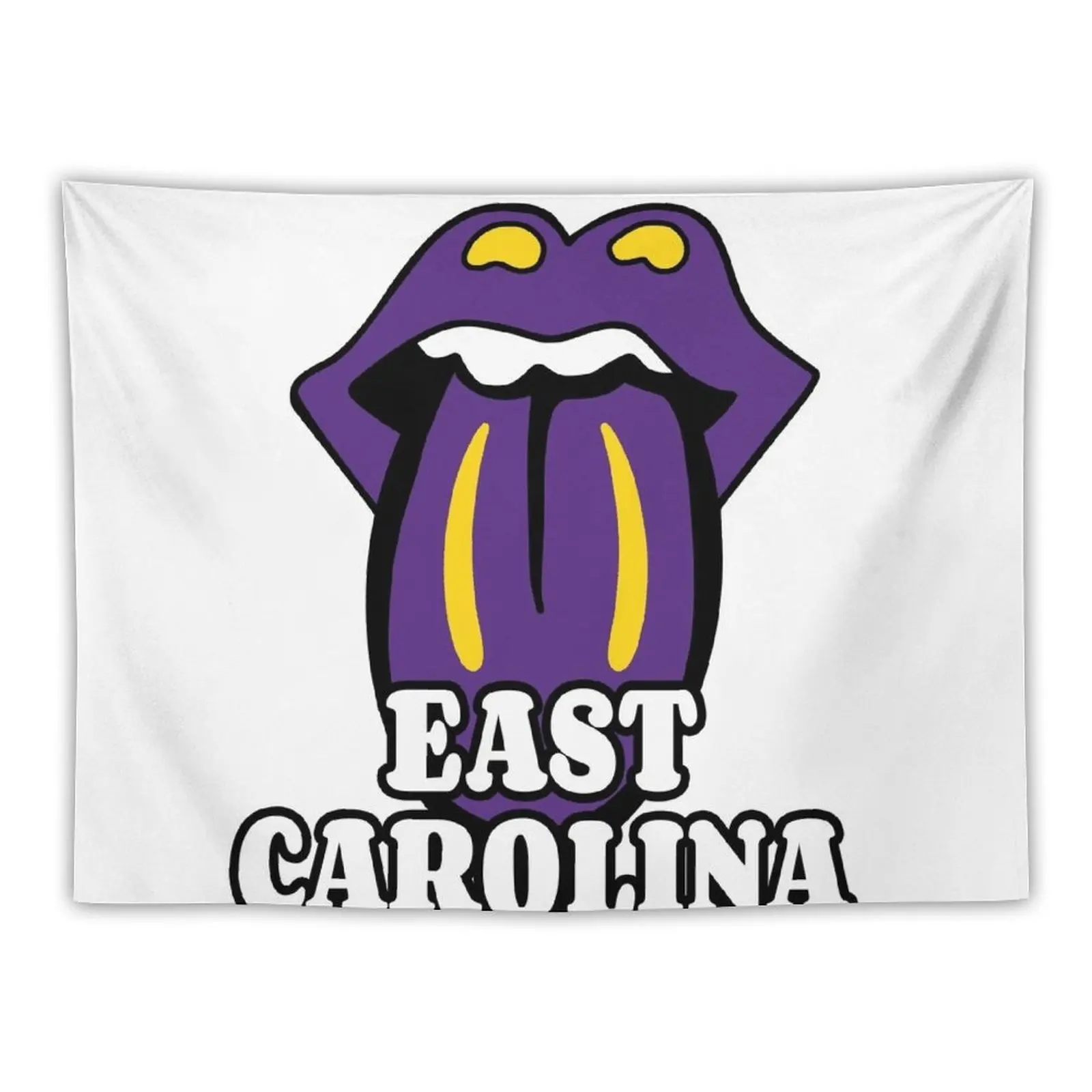 

New East Carolina Lips with Tongue Tapestry Wall Decorations Tapestry On The Wall