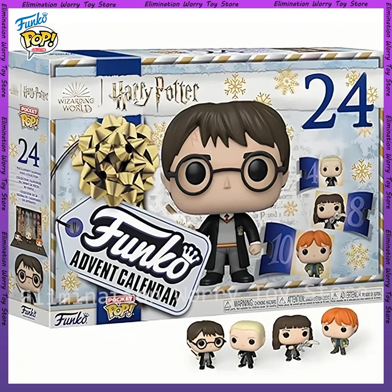 Funko Pop Harry Potter Blind Box 24 Stück Weihnachten Heiße Produkte Adventskalender Held Urlaub DC Superheldenkalender Individuelles Geschenk