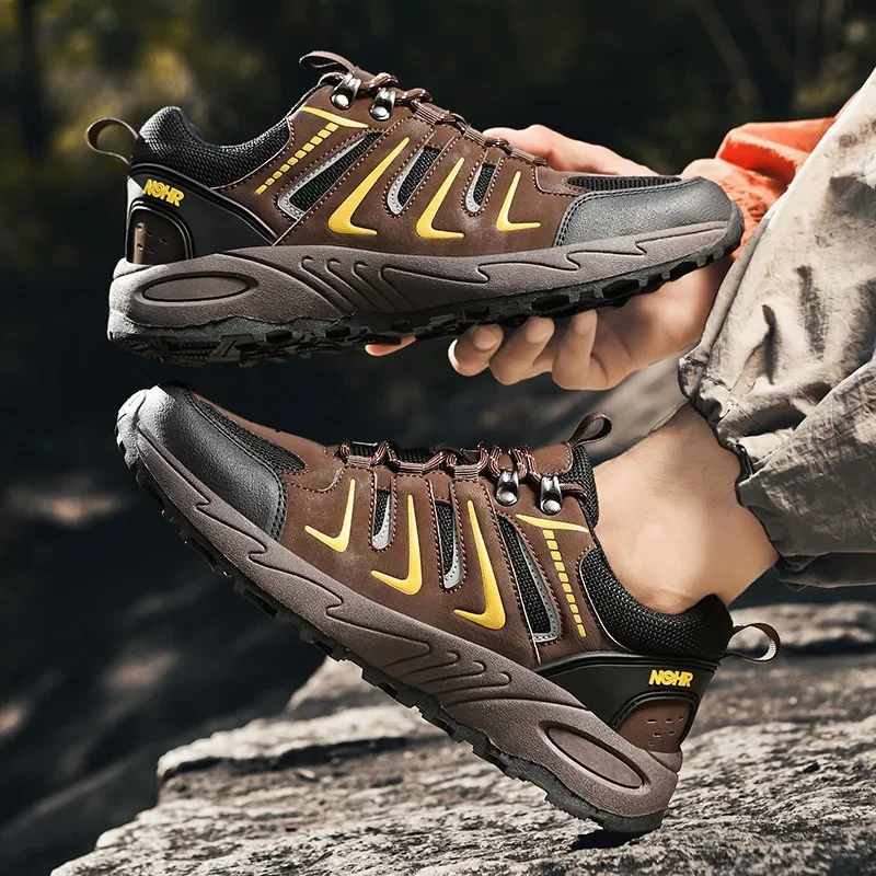 

2026 New Hiking Shoes Men Sneakers Breathable Non-slip Sports Running Trekking Shoes for Wear-Resistant Casual Shoes Size 39-47