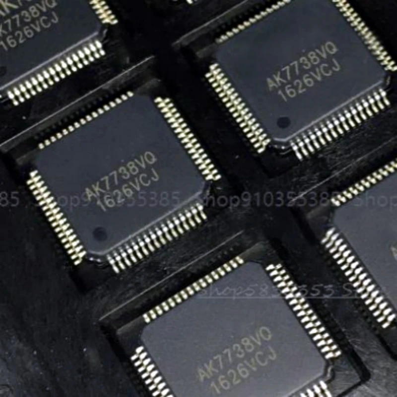 2-10pcs New AK7738VQ AK7738VQ-L QFP-64 Audio decoding chip
