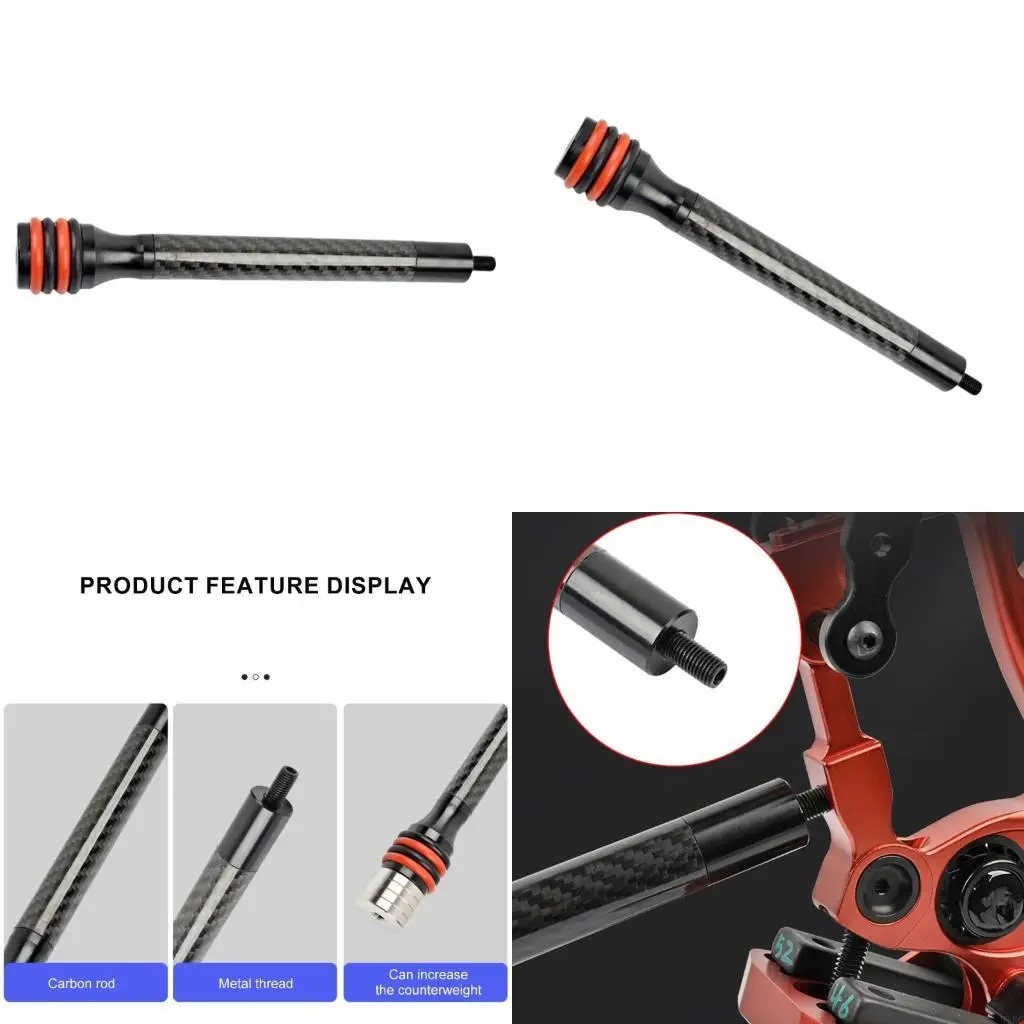 

Carbon Fiber Stabilizer Balance Rod Replacement Damping Rod Shock Absorption Metal Balance Rod Shootings Accessory