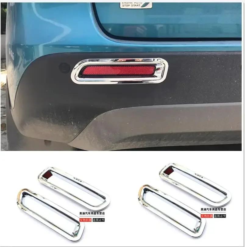 

For Suzuki Vitara Escudo 2015 2016 2017 2018 ABS Chrome Front Head / Rear Fog / Tail Brake Light Lamp Molding Garnish Cover Trim