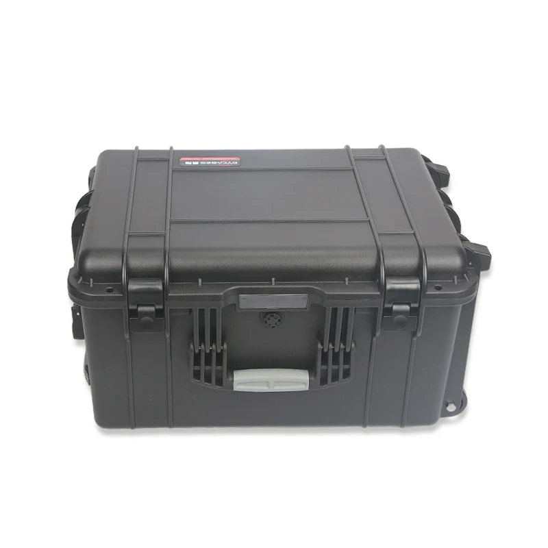 D6133 Waterproof Hard Trolley Truck Box Carrying Outdoor Flight Tool Case With Wheels And Foam