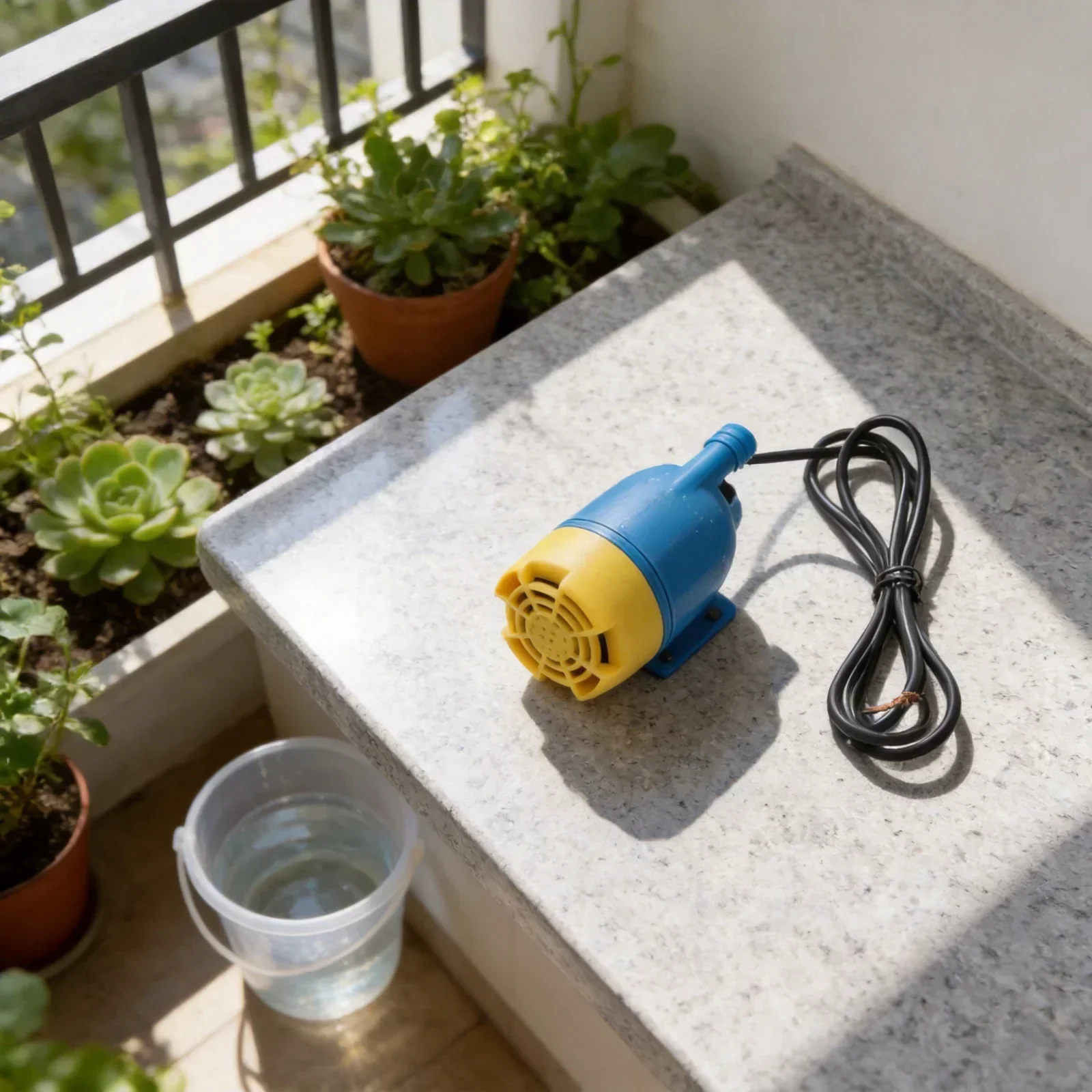 Portable Tank 12V Water Pump Lightweight Portable Debris Filter System Efficient Flow Control Efficient Water Use Pump