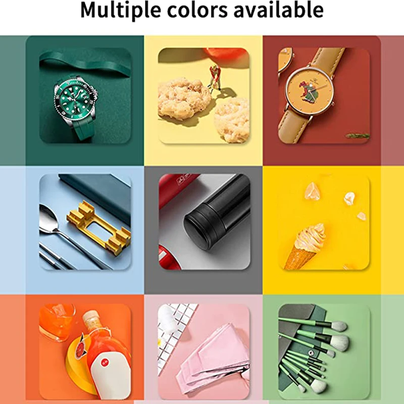 Selens Photography Backdrop PVC Waterproof Photo Background 50x100CM 9 Color photo studio kits for Product Photography Props