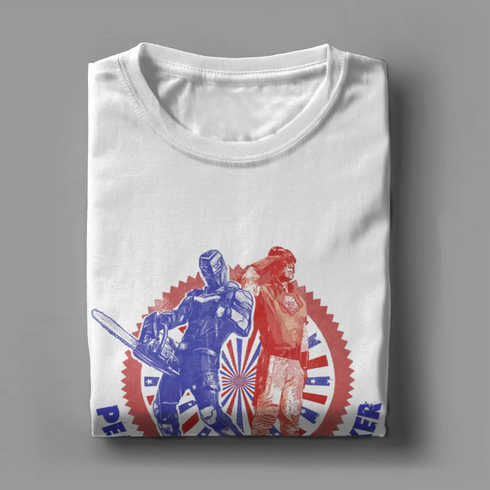 تي شيرت مطبوع عليه اقتباسات صانع السلام من Vigilante للرجال والنساء ملابس تي شيرت قطنية #3