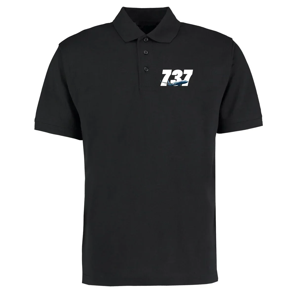 New Super 737 Aviation Aircraft Flight Pilots Cotton Men Polo Shirts T-Shirts Tops Tees