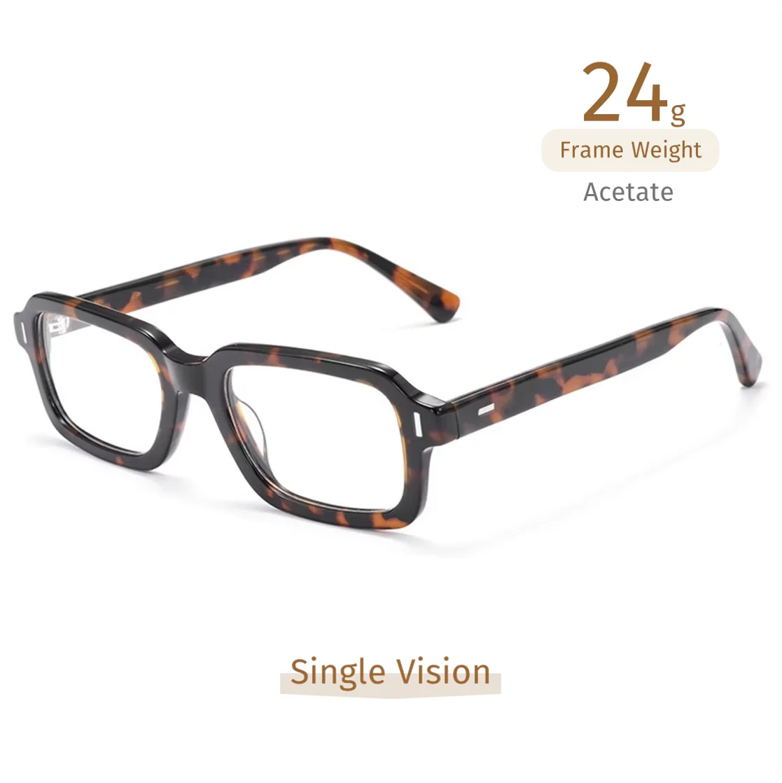 نظارات قراءة طبية، مضادة للضوء الأزرق، إطار عريض من الأسيتات، متوافق مع قصر النظر العالي، نظارات عصرية للرجال والنساء