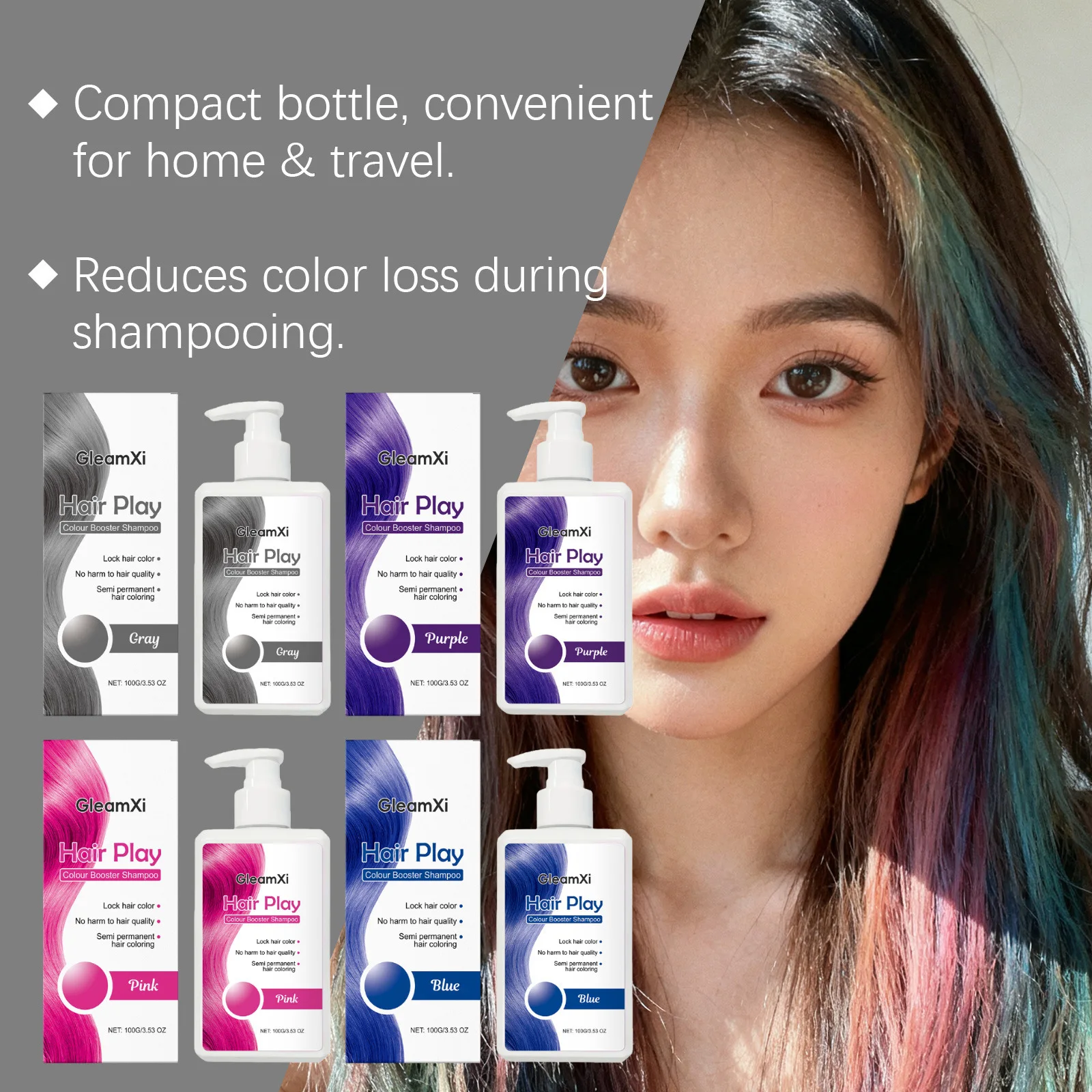 ヘアケアシャンプーシリーズ - カラーロック、保湿、スムージ - Hair Spray Color のレビューと価格