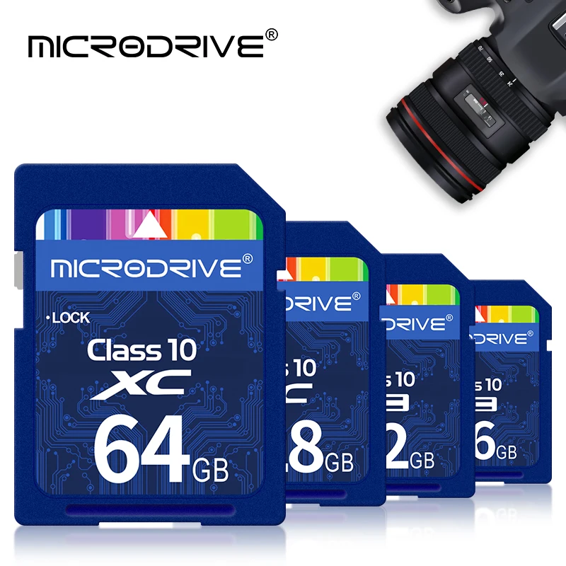 High Speed Class 10 SD Card 16GB 32GB 64GB 128GB carte sd Memory Card SDA1HC SDA1XC Flash usb stick sdcards For Camera