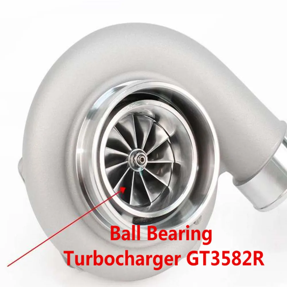 Turbine Ball Bearing Turbocharger GT3582R GTX3582R Universal Type Compressor Wheel Turbo T3