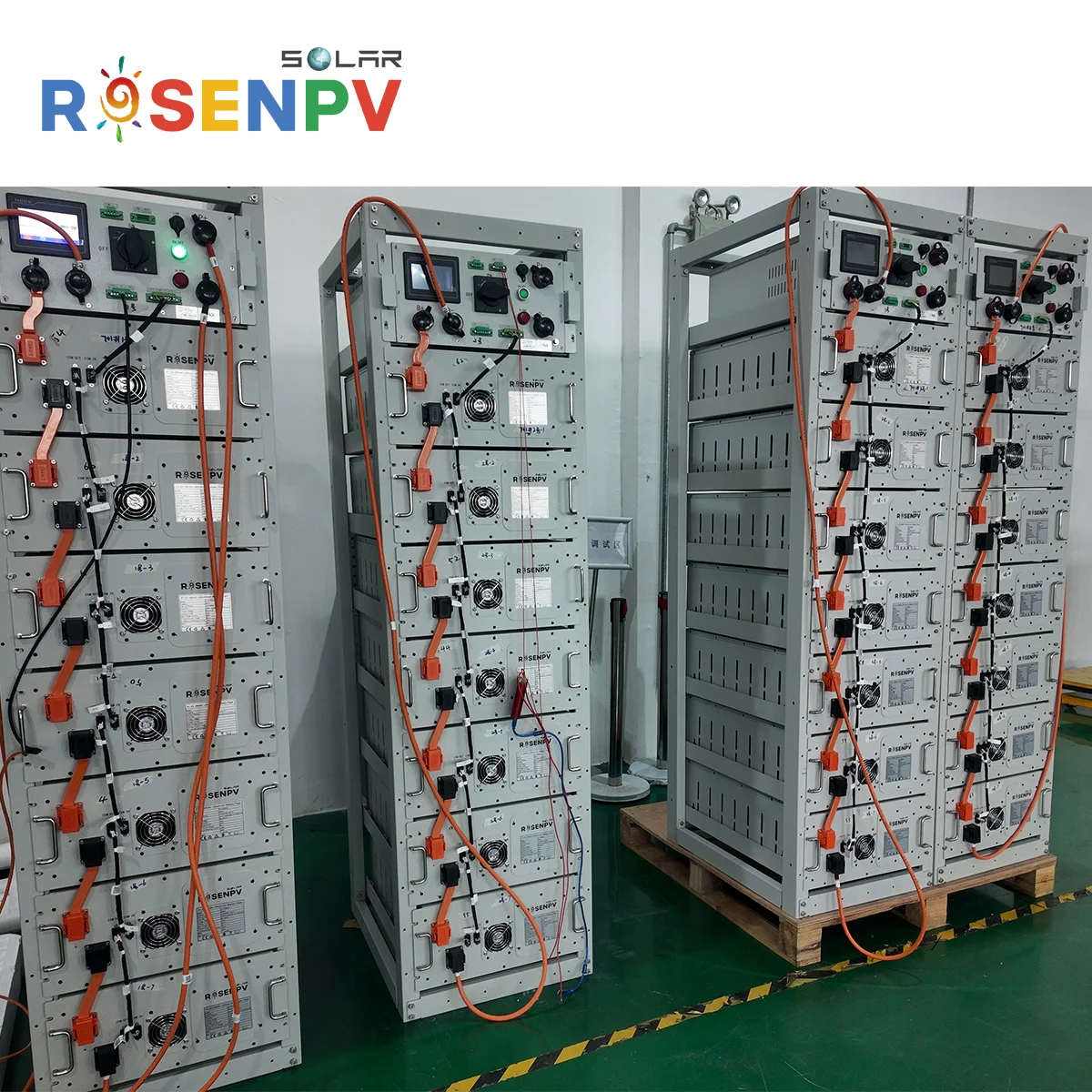 Rosen 100kw Container Battery Storage Complete Solar Panel System Kit 300kw 200kw Hybrid Solar Power System for Factory Use