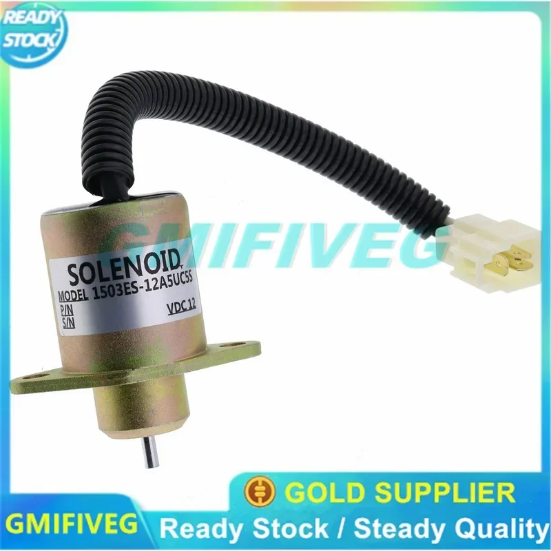 1X جديد 12 فولت الوقود اغلاق إيقاف الملف اللولبي لكوبوتا يانمار سينكرو بدء SA4569T 1503ES-12A5UC5S SA-4569-T 17594-6001-4