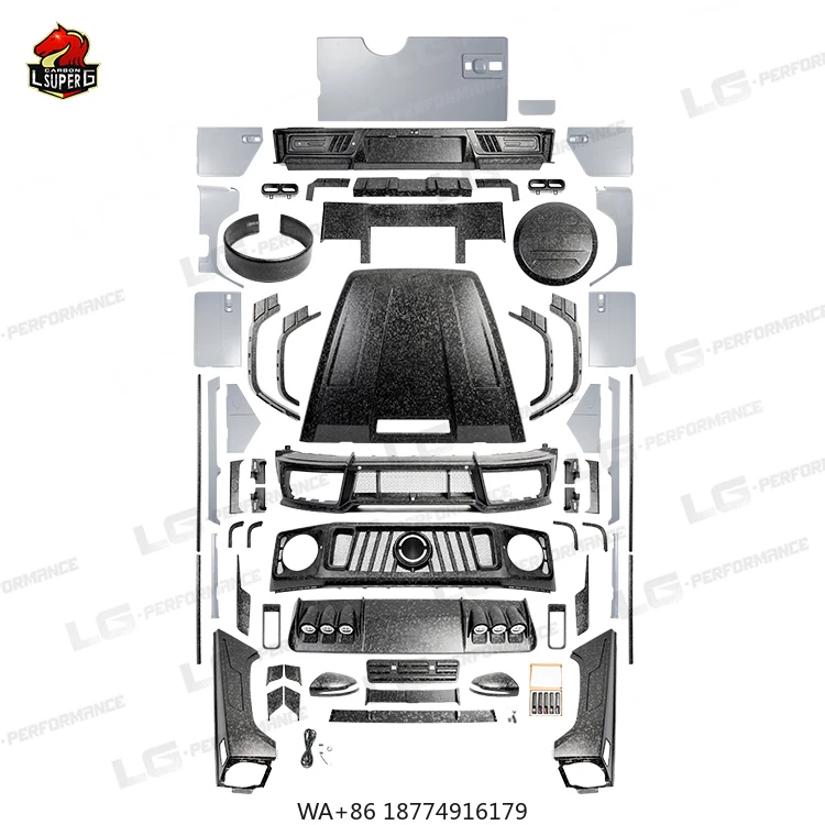 

Эксклюзивный комплект Dry Carbon MSY для G-Class W465 G500 G550 G63 Dry Carbon Fiber W465 M Style Body Kit