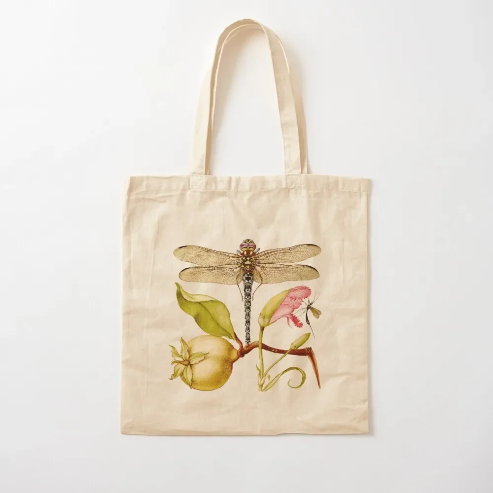 

Dragonfly, Pear, Carnation, and Insect by Joris Hoefnagel, ca. 1595 Tote Bag Handbags women personalized tote bag Tote Bag