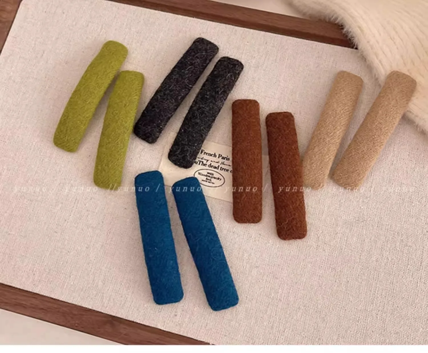 1 Paar nordische, minimalistische Samt-Haarnadeln mit Vintage-Motiv, geeignet für den täglichen Pendelverkehr, romantisches Dating, als Temperament-Kopfbedeckung – Detail 13