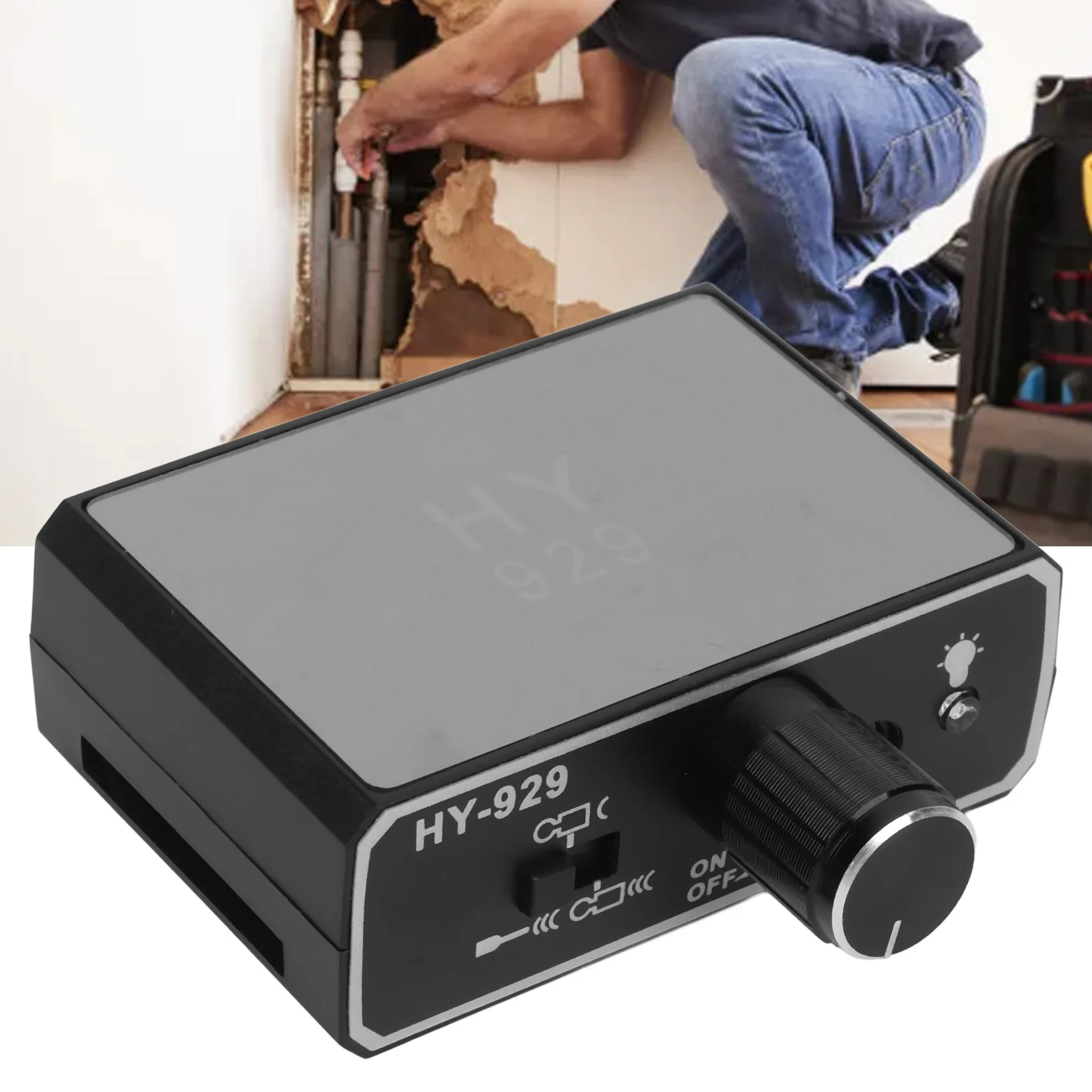Amplificatore audio per perdite d'acqua Rilevatore di perdite di tubi dell'acqua semplice ad alta sensibilità Alta precisione per la manutenzione dell'auto