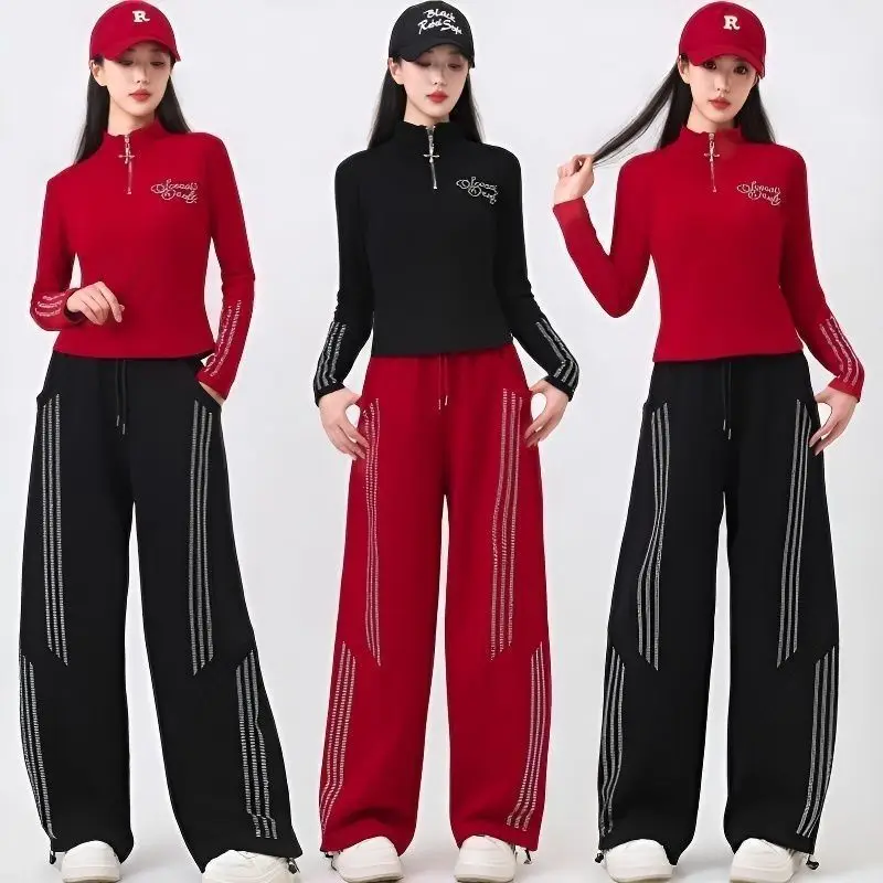 yang-li-nouveau-ensemble-de-vetements-de-danse-carree-tenue-de-danse-a-manches-longues-et-col-montant-avec-pantalon-orne-de-diamants-vetements-de-fitness-a-trois-bandes