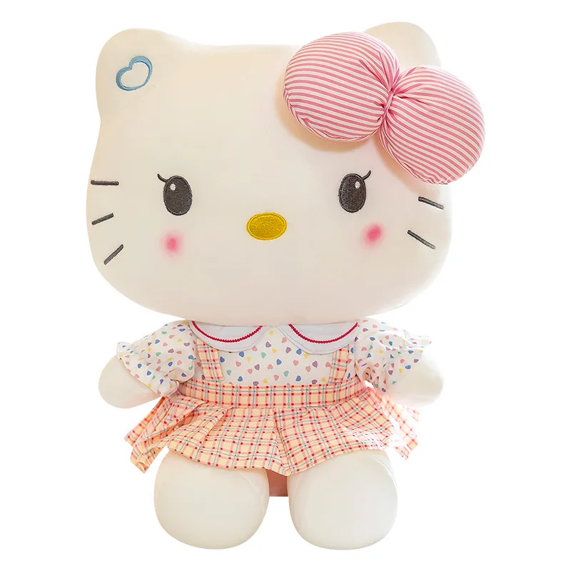 Sanrio Hello Kitty Anime Hello Kitty Stuffed Toys Plushier Soft Pillow Birthday Gifts For Girls Kawaii Hello Kitty Plush Dolls image 6