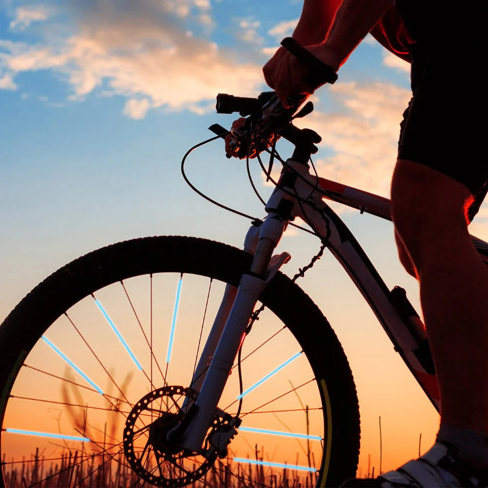 

144Pcs Universal Spoke Covers Vibrant Color Mountain Bike Dirt Bike Motorcycle Rim Wraps Protection Decorative Accessories