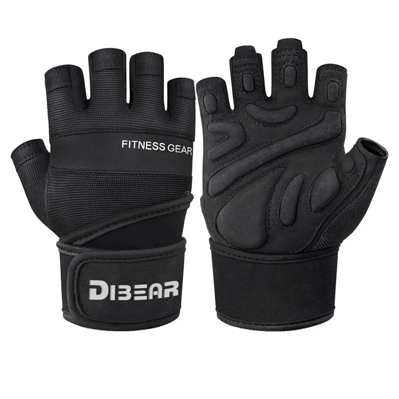

Half finger fitness gloves non-slip wear-resistant weightlifting dumbbell kettlebell training workout fitness gloves