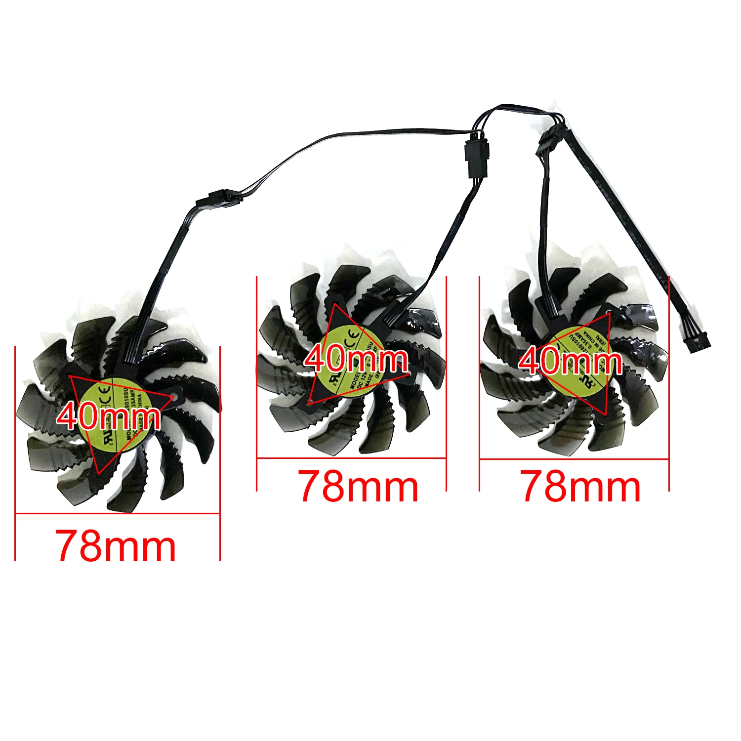 NEW 78MM 4PIN T128010SU PLD08010S12HH GTX1080 GPU FAN For Gigabyte AORUS GTX1060 1070 1080 G1 GTX 1070Ti 1080Ti 960 980Ti