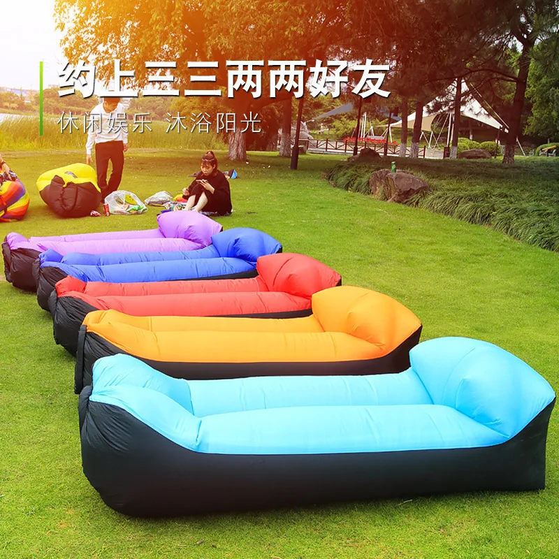 

Suitable for Outdoor Inflatable Sofa Lazy Air Sheet Man Music Festival Portable Outdoor Camping Air Cushion Bed with Pillow