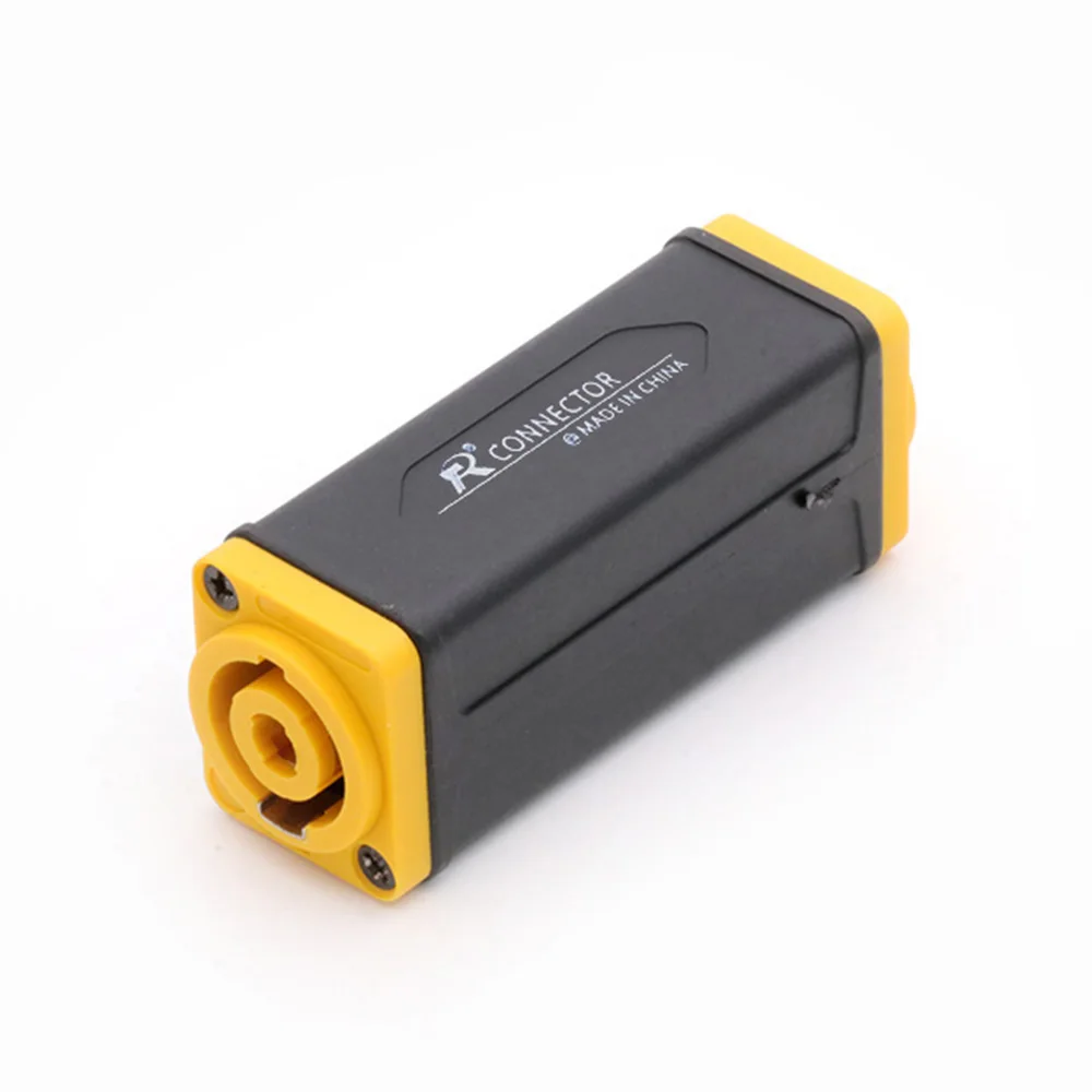 1pc New Arrival 4PIN Speakon/PowerCon Coupler Adapter Extender Audio Speaker Panel mount straight connector 4colors available